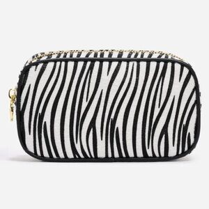 Stoney Clover Lane into the wild petite pouch zebra